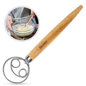 Stainless Steel Danish Dough Whisk